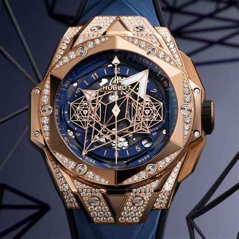 hublot big bang sang bleu titanium|hublot sang bleu sapphire.